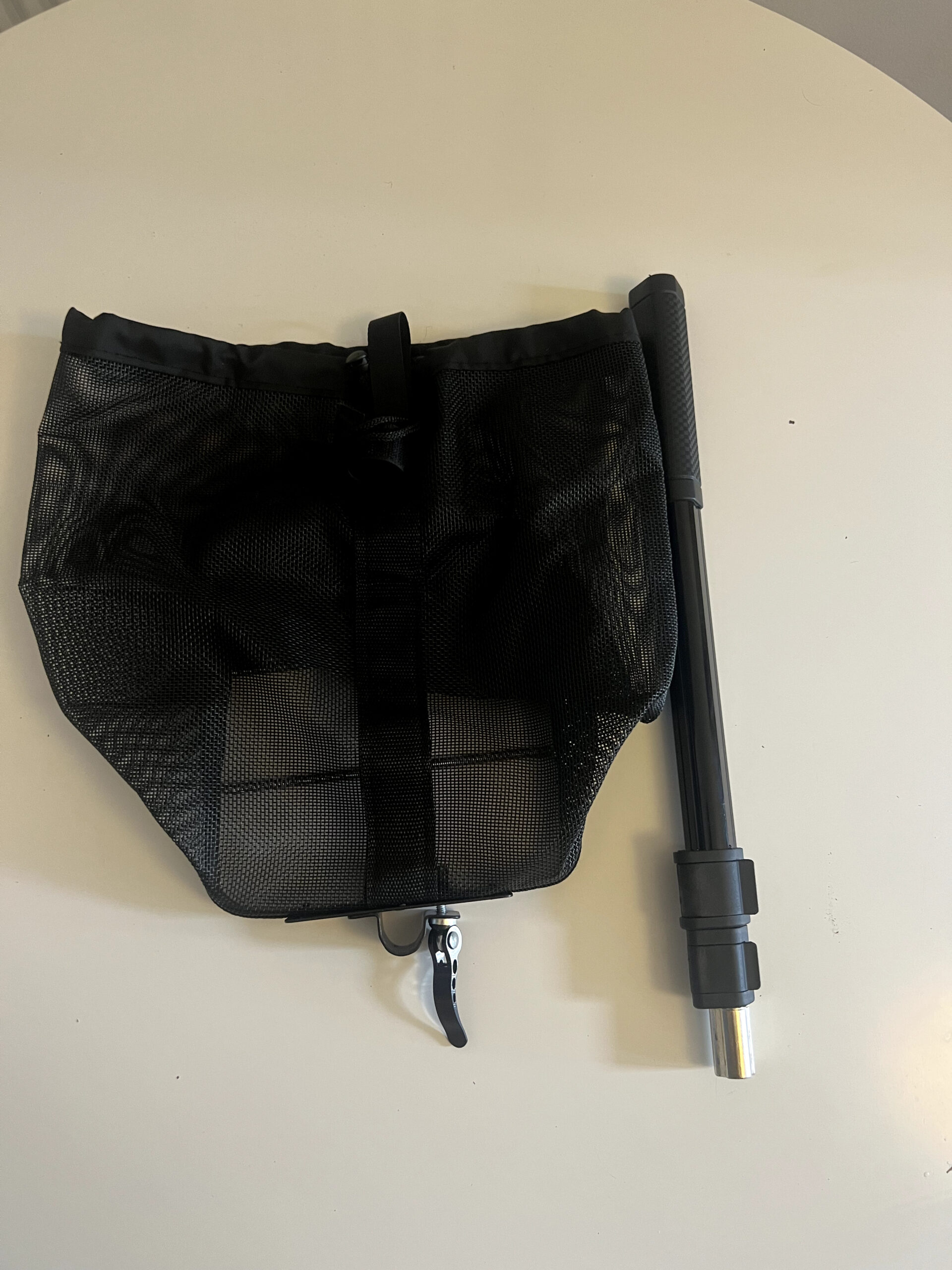 Recolhedor de bolas Retrora dobrado para guardar e transportar