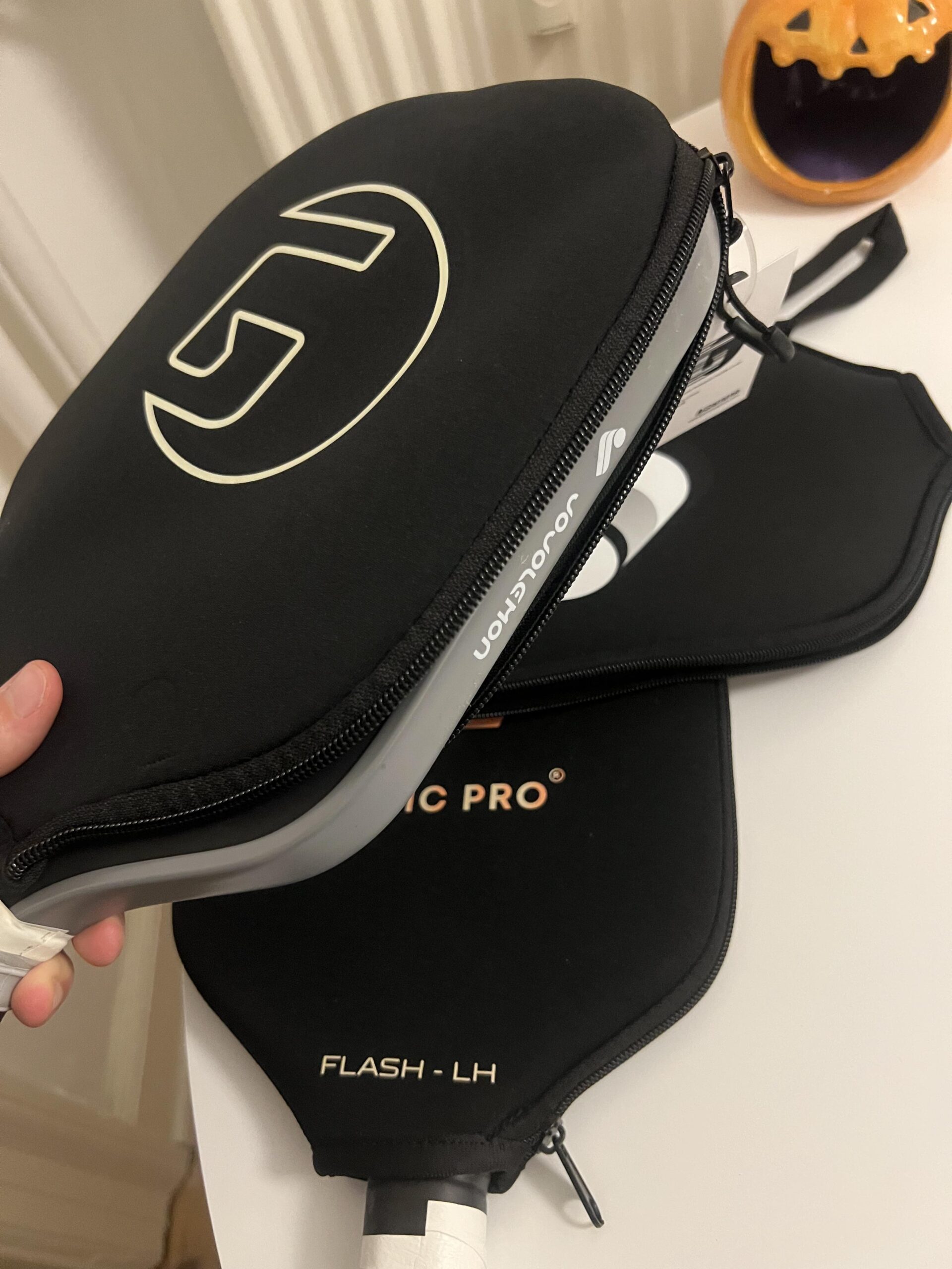 GAMMA cover partially fitted over Vatic Pro Flash LH with the handle exposed